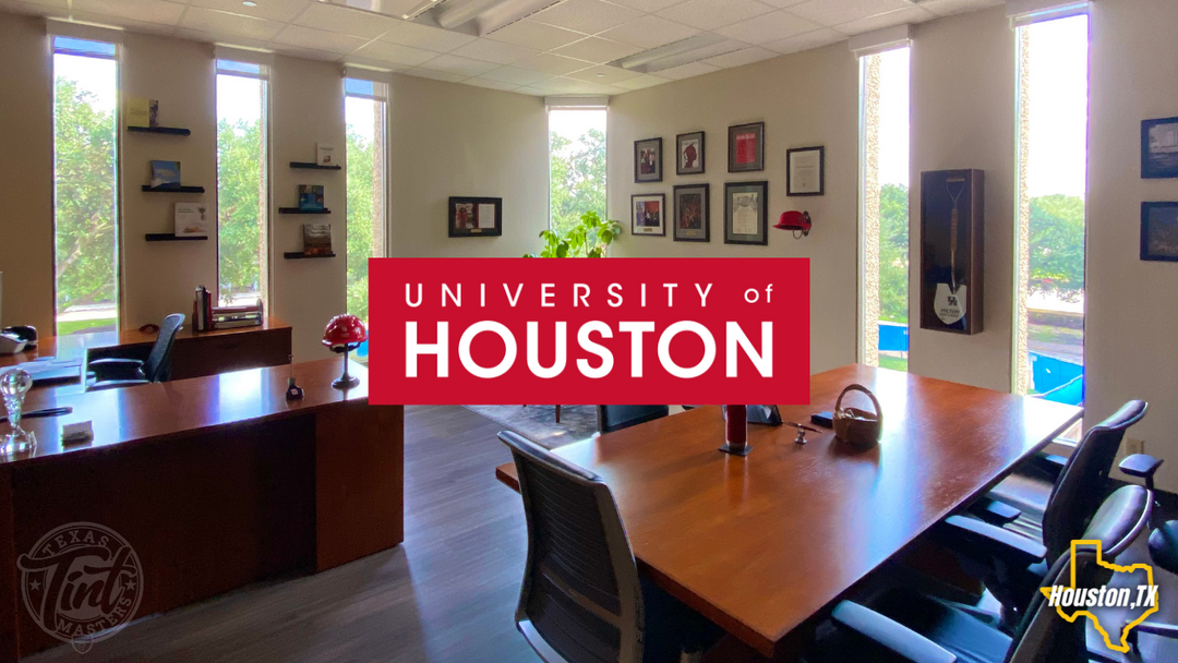 University of Houston—gets 88% heat reduced with Clear Ceramic Tint!