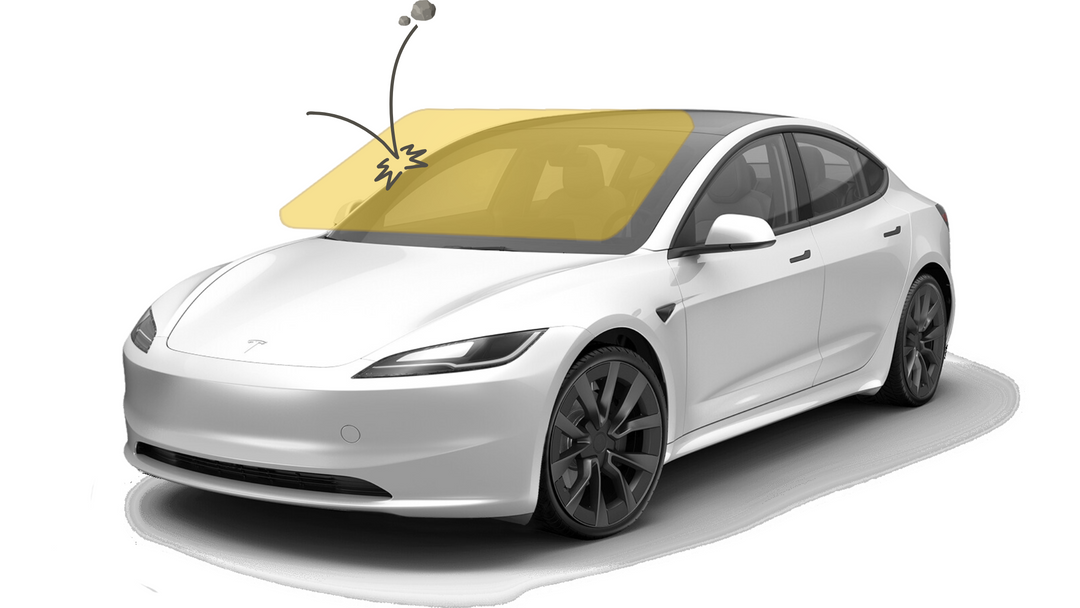 Windshield Protection Neon XPEL Windshield Protection Film Houston – Texas Tint Masters